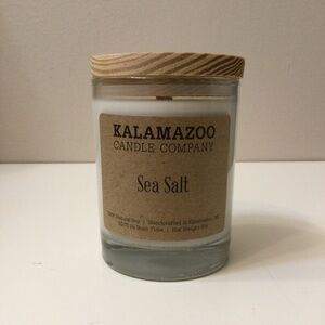 Kalamazoo Candle Company  Natural Soy Wax Candle  “Sea Salt “ 9oz